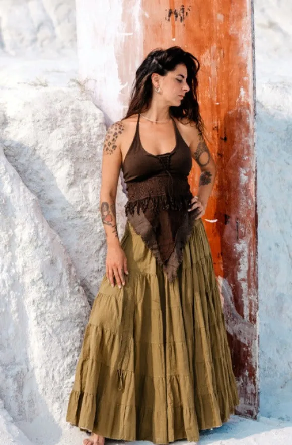 Boho Top Aphrodite Bruin