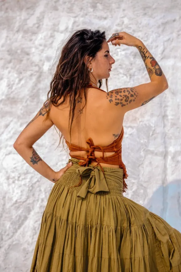 Boho Top Aphrodite Rust