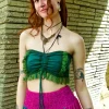 Burlesque top Groen