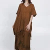 Desert Breeze poncho Lichtbruin