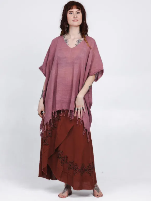 Desert Breeze poncho OudRoze