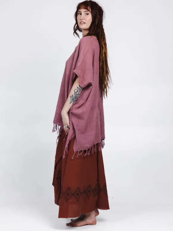 Desert Breeze poncho OudRoze