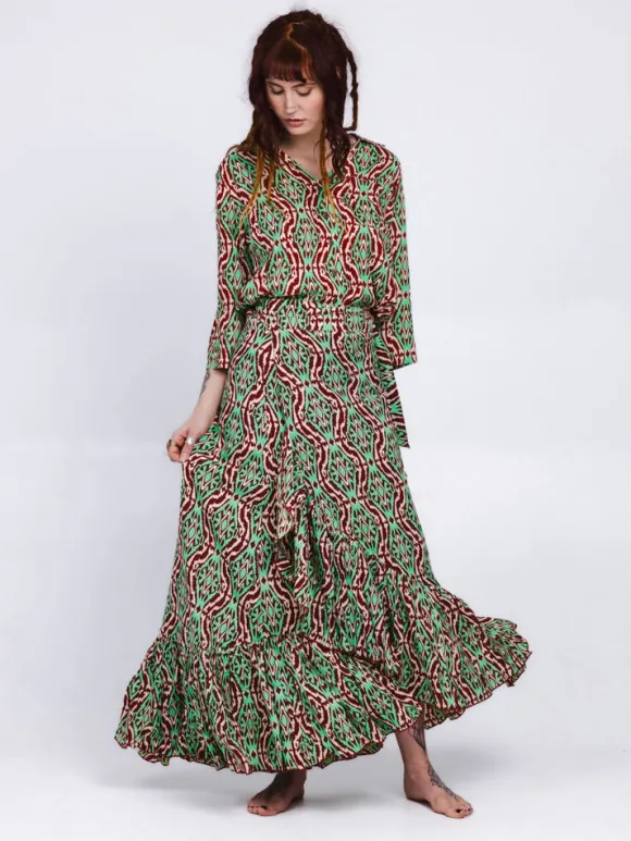 Flamenco Rok & Blouse Groen