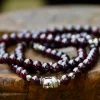 Garnet Buddha Mala