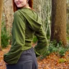 Hooded Vest Sweater Groen