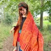 Omslagdoek Paisley Oranje