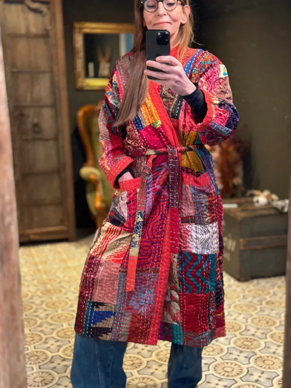 Patchwork Kantha Kimono 144