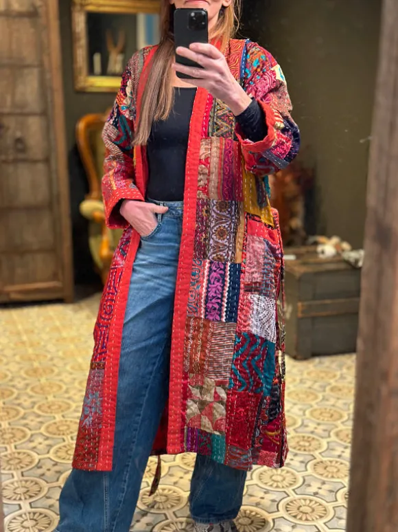 Patchwork Kantha Kimono 144