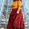 Real Gypsy Rok Warm Rood (ook extra breed)