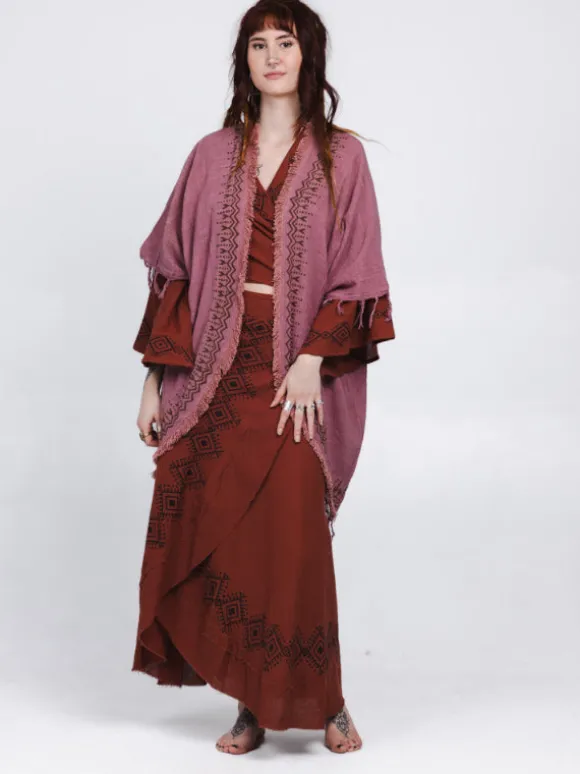 Terra Soul Kimono Oud Roze