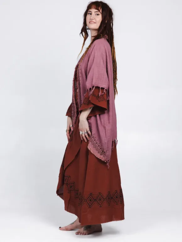 Terra Soul Kimono Oud Roze