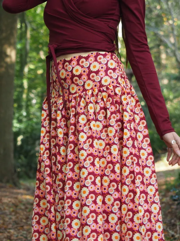 The Graces rok Print Roze (ook Extra Breed)