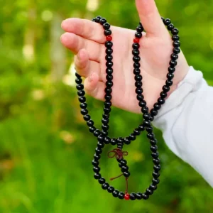 Tibetan Black Mala 6 mm.