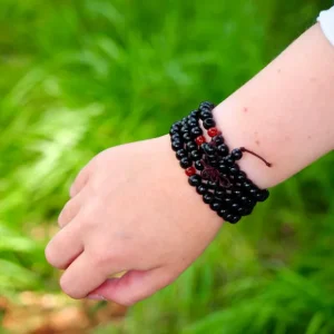 Tibetan Black Mala 6 mm.