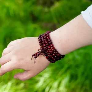 Tibetan Red Mala 6 mm.